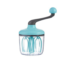 Manual Egg Beater with Bowl, Hand Crank Mixer 1000ml, Ergonomic Grip for Smooth Baking