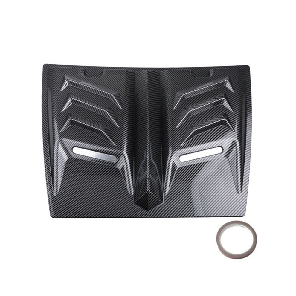 Car Air Flow Intake Hood Scoop Vent Bonnet Decorative Cover Center Side Air Outlet Hood Universal Auto Exterior Access A Light 4711474559272