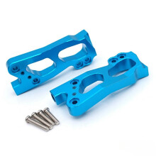 Para 1/12 12428 12423 12427 Piezas de Coche RC Modelo FY Piezas de Metal Mejoradas Brazo Oscilante Asiento Juego de Piezas de Coche RC, Azul