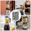 Blender Protector Anti-Stain Cover for Kitchen Blender Protection with Accessory Pocket Kitchen Blender Storage Protects 8