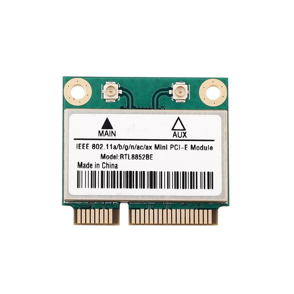 Rtl8852be Network Card Wifi 6 1800Mbps Bt 5.2 Dual Band Wireless Minipcie 802.11Ac/Ax 2.4G/5Ghz Mu-Mimo For Win 10 Pcie 6033906202807