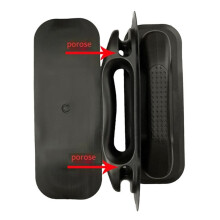 Rubberboothandvat Kunststof Kajaks Opblaasbare Boothandvatten Draagbare Handgrepen Vissersboot Rubberbootaccessoire Zwart
