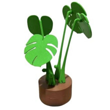 Posavasos Monstera Planta Posavasos Antideslizantes, Juego de Posavasos Monstera, Posavasos de Plantas de Hojas Tropicales Decoración del Hogar,