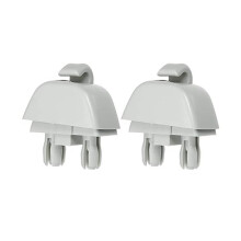 Auto-Sonnenblenden-Clip, Kunststoff, Sonnenblenden-Haken-Clip, Sonnenblenden-Clip-Halterung für für A6 6R0857561, Grau