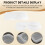 Double Compartment Condiment Container with Lids - 3 Oz 2 Compartment Snack Containers Reusable Sauce Containers 25PCS 7