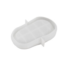 Molde Oval Irregular para Paletes, Decoração de Casa, Bugigangas, Bandeja de Armazenamento, Placa de Armazenamento, Molde de Cimento