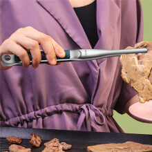 Stainless Steel Barbecue Clip Meat Cooking Utensils Kitchen Tongs Camping BBQ Salad Baking Accessories,Red