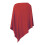 (S, Red) Women's Triangle Pullover Poncho Sweater Cowl Neck Solid Color Asymmetrical Knit Tops Shawl Wraps 10
