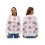 (S, White) Pull en maille Haut décontracté. 2