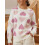 (S, White) Pull en maille Haut décontracté. 5