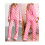 (L, Pink) Γυναικεία πιτζάμα 2 και λάστιχο. 2