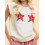 (L, Red) Γυναικείο Φαρδύ Πλεκτό Γιλέκο Casual Φθινοπωρινό με Στάμπα Αστακού 3