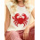 (M, Rose Red) Γυναικείο Φαρδύ Πλεκτό Γιλέκο Casual Φθινοπωρινό με Στάμπα Αστακού 4