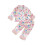 (18-24 Months, Pink) Σετ σατέν πιτζάμες και κουμπιά. 1