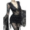 (S, Black) Damen Halloween Spitzentops für Party. 1