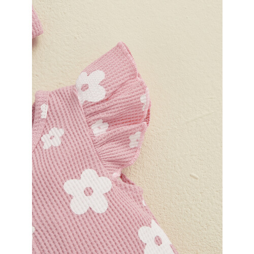 (3-6 Months, Pink) Conjunto de verano (2 piezas). 1