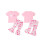 (18-24 Months, Pink) Καλοκαιρινά ρούχα για 2 τεμαχίων 4