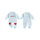 (12-18 Months, Blue) Macacão infantil xadrez e meninas. 2