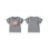 (12-18 Months, Gray) Μπλούζα μωρού για ράγκμπι, καλοκαίρι 2