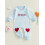 (6-12 Months, Blue) Macacão infantil xadrez e meninas. 2