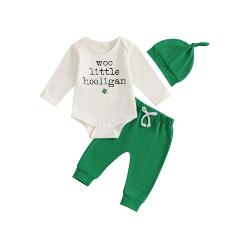(6-12 Months, Beige) Σετ παντελονιών για και καπέλο