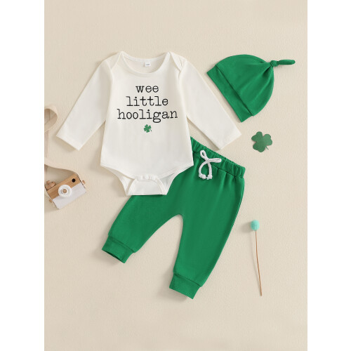 (6-12 Months, Beige) Σετ παντελονιών για και καπέλο 2
