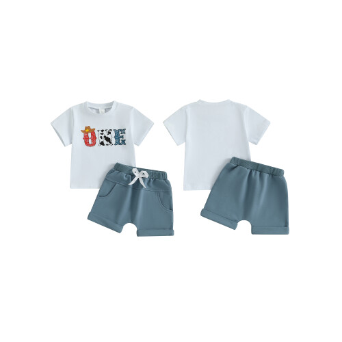 (12-18 Months, White) Σετ 2 τεμαχίων Western στυλ. 1