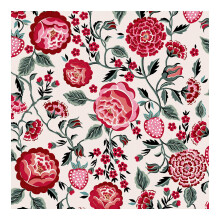 Cath Kidston Strawberry Garden Rose Floral Wallpaper