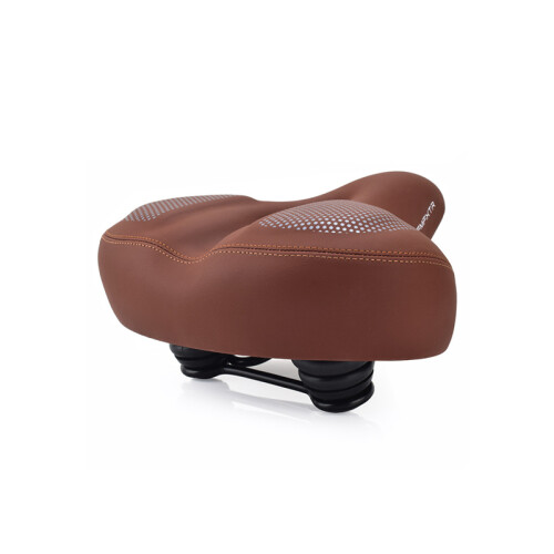 Cykelsadel af skum Brown
