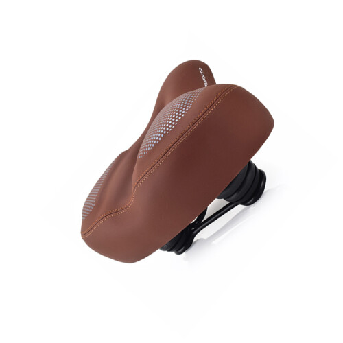 Cykelsadel af skum Brown 2