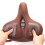 Cykelsadel af skum Brown 4