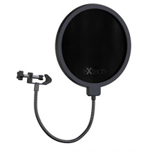 Pop Filter for Microphone with Dual Layer Noise Reduction, 360 Gooseneck, Fits Blue Yeti