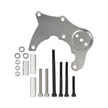 LS AC Compressor Bracket Aluminum R4 Mount for 19992013 Chevy LS Vortec Truck SUV Silver