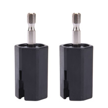 2Pcs String Winder Tuning Peg Puller Replace Electric Drill for Guitar Bass Repair Tool Kit