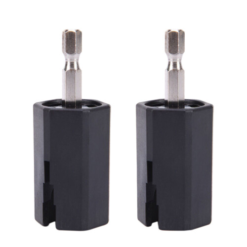 2st String Winder Tuning Peg Puller Byt Elektrisk Borrmaskin för Gitarrbas Reparationsverktygssats