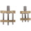 2Pcs Brass Watch Movement Holder Fixed Base Multi Function for Watchmaker Watch Clamp Watches Repair Tools 1
