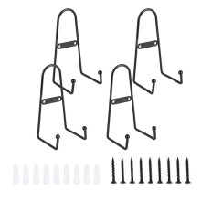 4 Pack Wall Mount Plate Display Stands, Medium Wall Easel Holder Plate Hanger Vertical Plate Stand Holders Wine Rack