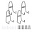 4 Pack Wall Mount Plate Display Stands, Medium Wall Easel Holder Plate Hanger Vertical Plate Stand Holders Wine Rack 1