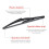 Rear Windshield Wiper Arm Set - Back Windshield Wiper Arm Blade Set for  Rogue,Pathfinder 2013-2018 28780-3JA0A 4