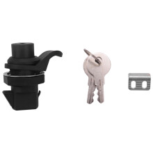 1 Set Locking Push Button  for Marine Boat Radio Box, Tool Box, Electronic Box, Motorcycle Glove Box Lock.