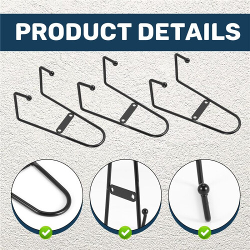 4 Pack Wall Mount Plate Display Stands, Medium Wall Easel Holder Plate Hanger Vertical Plate Stand Holders Wine Rack 1