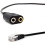 Headset Adapter RJ9 Plug Dual 3.5 Mm Audio Socket Socket To Plug RJ9 Plug Adapter Converter Cable for Telephone 7