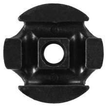 10Pcs Deck Guide Slotted Round Out Pull Rope Buckle Fitting Accessories for Kayak Canoe Boat