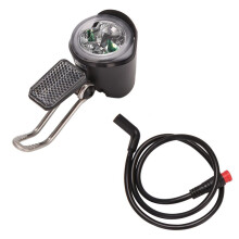 E-Bike Phare LED 6V 12V 24V 36V 48V 60V VéLo LumièRe éTanche Phare Avant Connecteur éTanche (2 Broches)