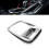 for  3008 Chrome Replacement Gear Shift Box Cover Trim Sticker Decoration Frame Interior Accessories 3