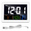 Color Large Screen LCD Electronic Desk Alarm Clock with Temperature Date Display 1