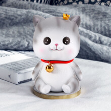 Nette Katze Dekorative Sparkasse, Home Decoration MüNzbank Geld Sparschwein Hilfe Form Richtige Geldgewohnheiten, Augen Offen