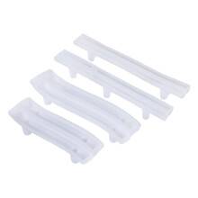 4 Set Tray Handle Resin Mold, Silicone Epoxy Casting Mold for DIY Cabinet Door Handles, Drawer Bar Pulls, Afrt Crafts