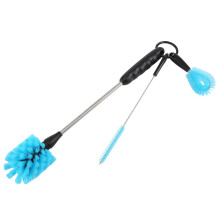 Stainless Steel Water Bottle Cleaning Brush Set,Long Handle Bottle Cleaner Set, Built for Narrow Neck Bottles