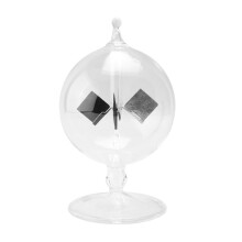 Solar Crookes Radiometer Glas VäDerkvarn Handgjord Leksak för Party Heminredning Present Transparent